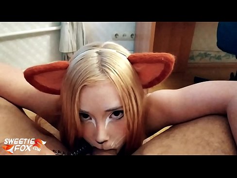 ❤️ Kitsune anameza mboo na kumeza mdomoni Ngono bora ❤